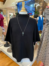 Load image into Gallery viewer, Black Mock Neck Top
