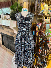 Load image into Gallery viewer, Ada Navy Blue Floral Maxi Dress
