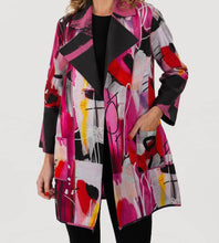 Load image into Gallery viewer, Reversible Pink Art Jacket
