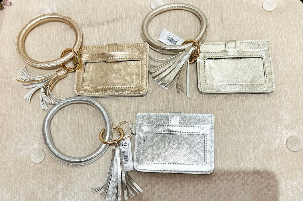 Bangle Card Holder w/Key Chain