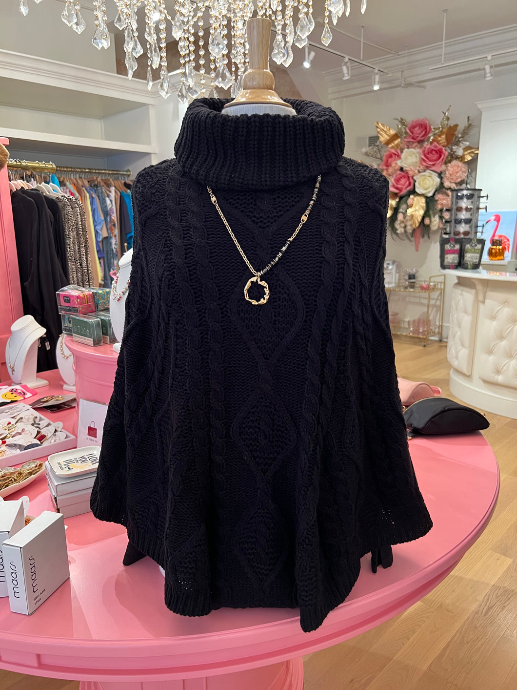 Cable Knit Topper