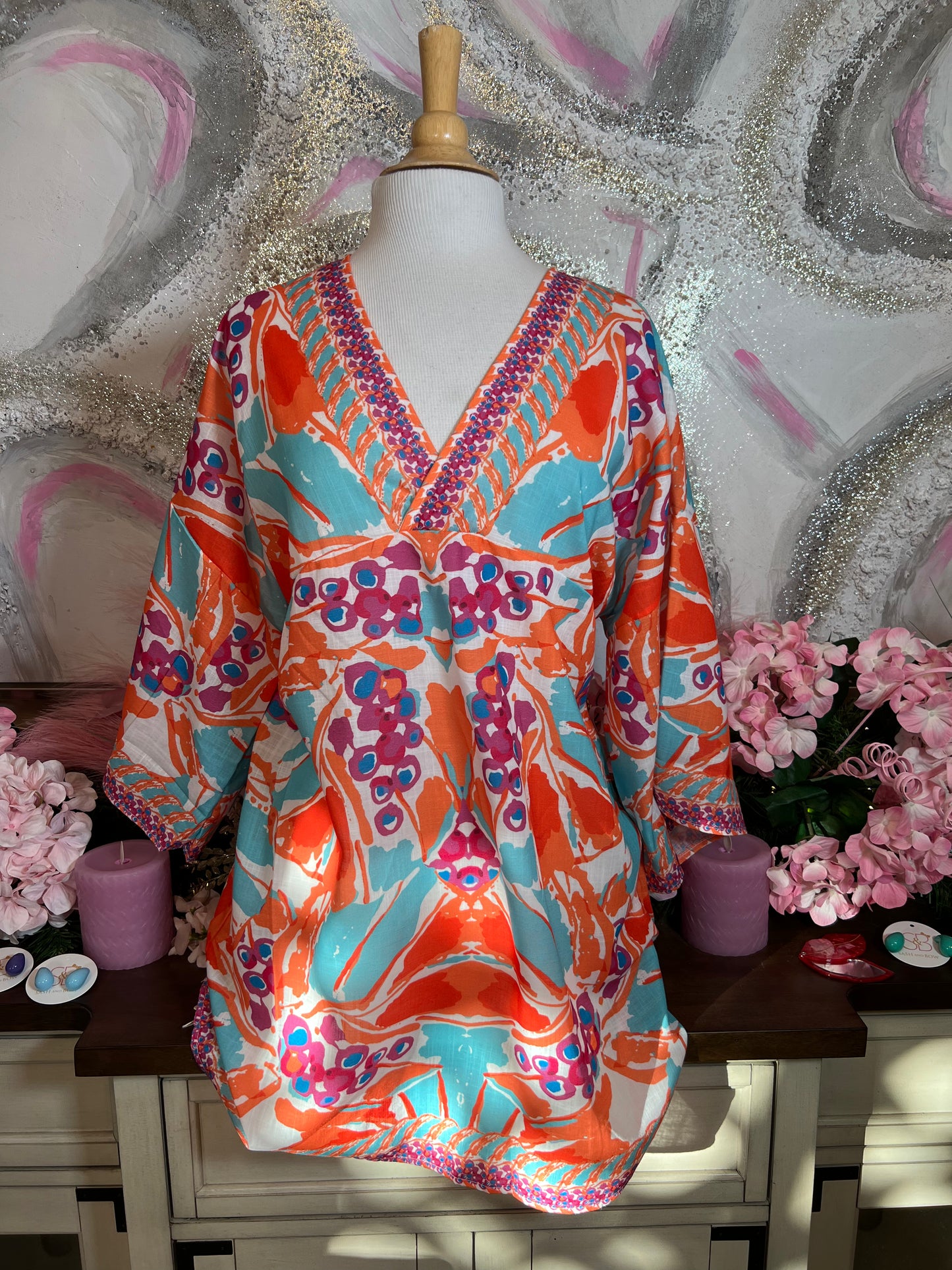 Orange & Teal Coverup