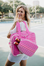 Load image into Gallery viewer, Hot Pink Pickleball Tote Bag
