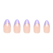 Load image into Gallery viewer, French Lilac Press-On Nails | Short Almond | Spring Purple
