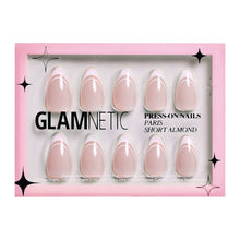 Load image into Gallery viewer, Paris Press-On Nails | Classic French Tip Short Almond
