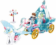 Load image into Gallery viewer, Girl&#39;s Dream Winter Carriage Building Brick Kit (191 pcs)
