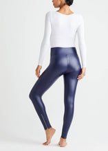 Load image into Gallery viewer, Faux Leather Shaping Legging w/ Side Zip - Plus Sizes Avail
