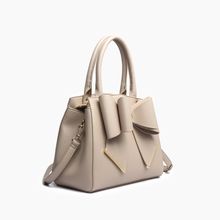 Load image into Gallery viewer, Poppy Bowtie Structured Top Handle Spring Shoulder Bag
