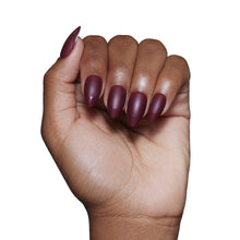 Load image into Gallery viewer, Merlot Press-On Nails| Matte Finish| Gloss French Tip| Short
