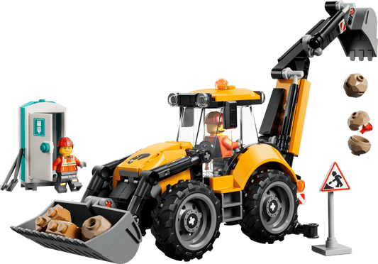 60480 LEGO® City Yellow Backhoe Loader