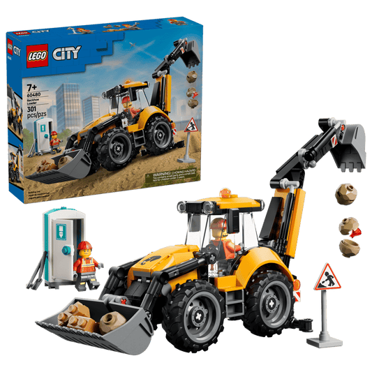 60480 LEGO® City Yellow Backhoe Loader
