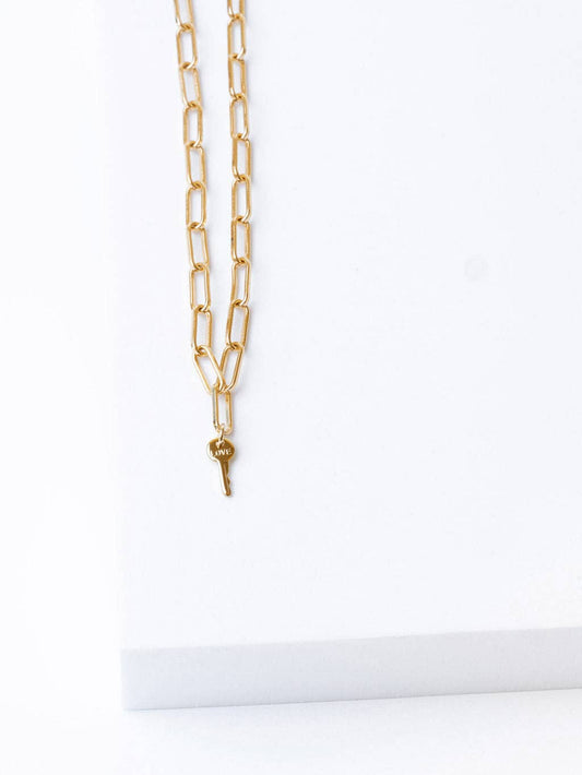 Brooklyn Mini Key Necklace
