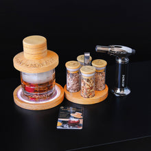 Load image into Gallery viewer, Cocktail Smoker Kit with Stand &quot;Smoky Pro&quot;, Whiskey Bar Gift
