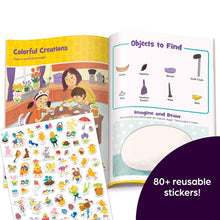 Load image into Gallery viewer, Easter Hidden Pictures Puffy Sticker Playscenes
