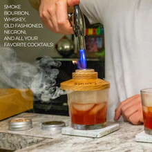 Load image into Gallery viewer, Cocktail Smoker Kit with Stand &quot;Smoky Pro&quot;, Whiskey Bar Gift

