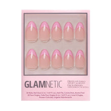 Load image into Gallery viewer, Pink Macaron Press-On Nails | Pink French Tip | Short Almond
