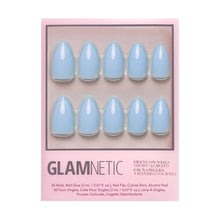 Load image into Gallery viewer, Soft Blue Press-On Nails | Short Almond Solid Nail
