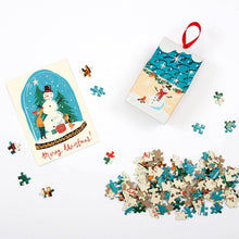 Load image into Gallery viewer, Snow Globe 130 Piece Puzzle Ornament
