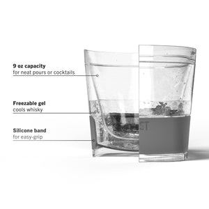 Whiskey FREEZE™ Insulated Cooling Cups - Smoke - CDU of 12