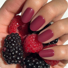 Load image into Gallery viewer, Berry Maroon Press-On Nails | Fall Solids | Short Round
