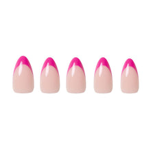 Load image into Gallery viewer, Raspberry Sorbet Press-On Nails | French Tip | Short Almond
