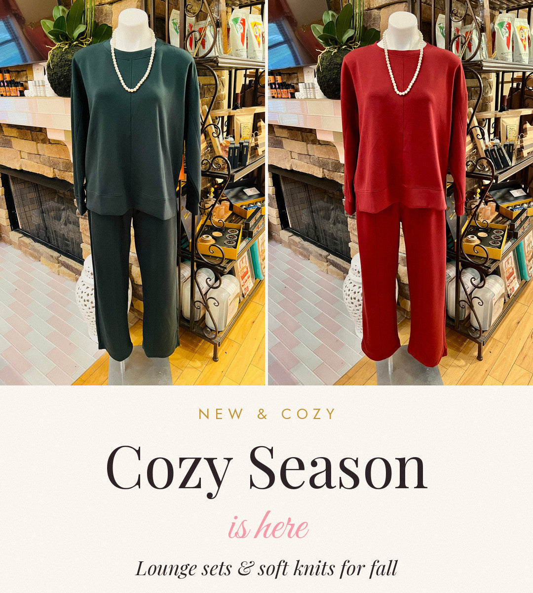 Cozy Season is here: lounge sets for fall