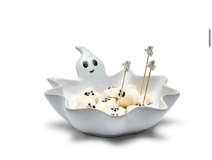 Ceramic Ghost w/20 Cocktail Picks