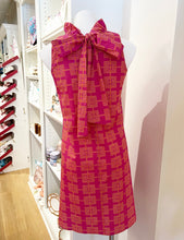 Load image into Gallery viewer, Pink &amp; Orange Greek Swing Dress
