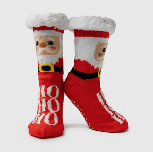 Santa Fuzzy Socks