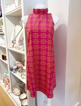 Load image into Gallery viewer, Pink &amp; Orange Greek Swing Dress
