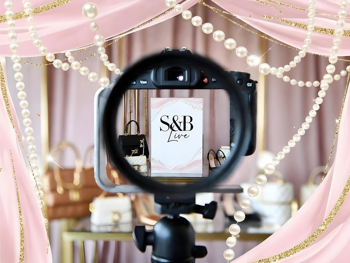 S&B Live camera set up in the boutique