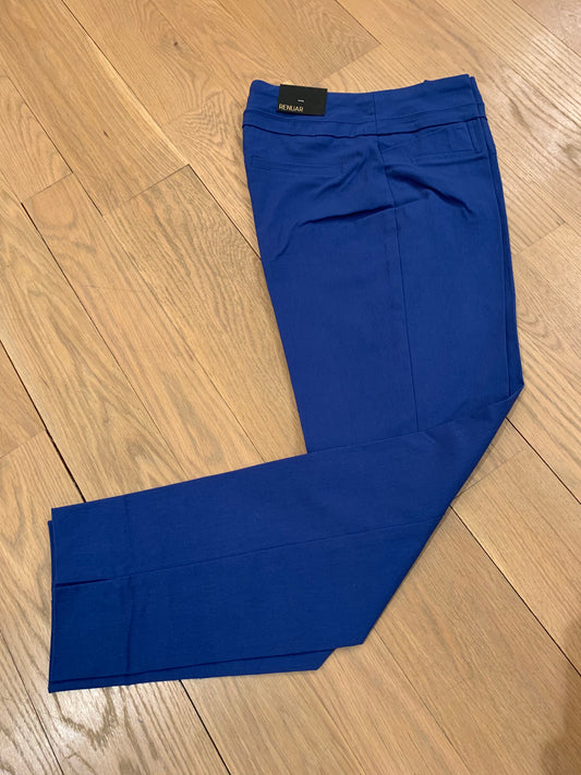 Royal Blue Renuar Ankle Cut Pant