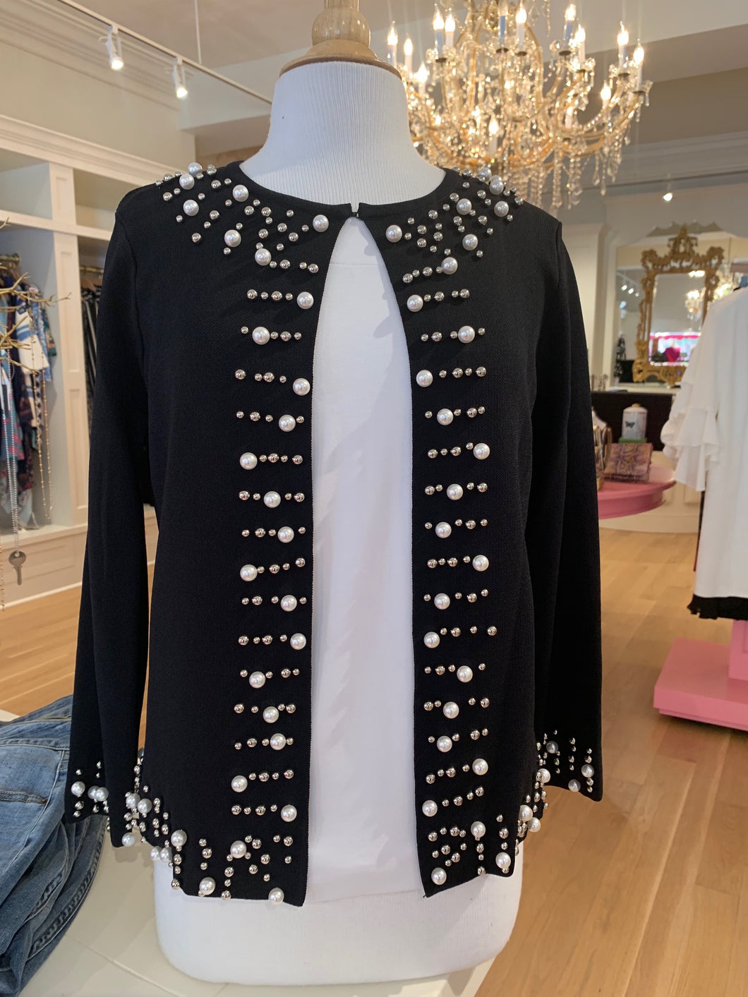Black & Pearl Sweater