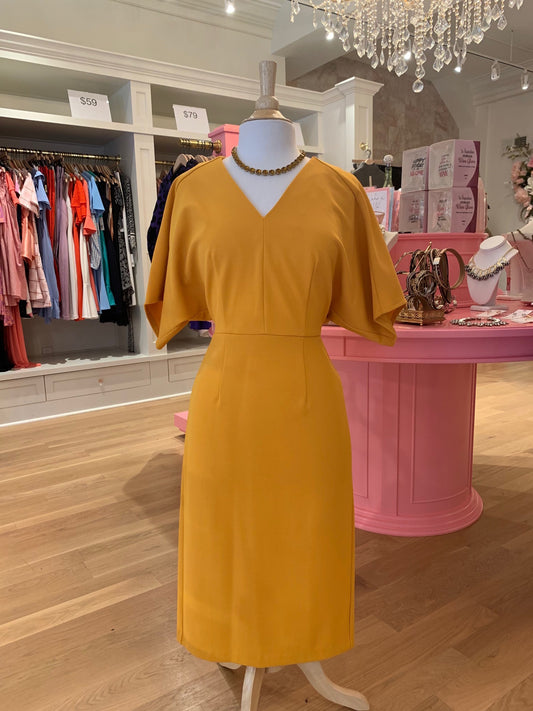 Butternut Crepe Dress