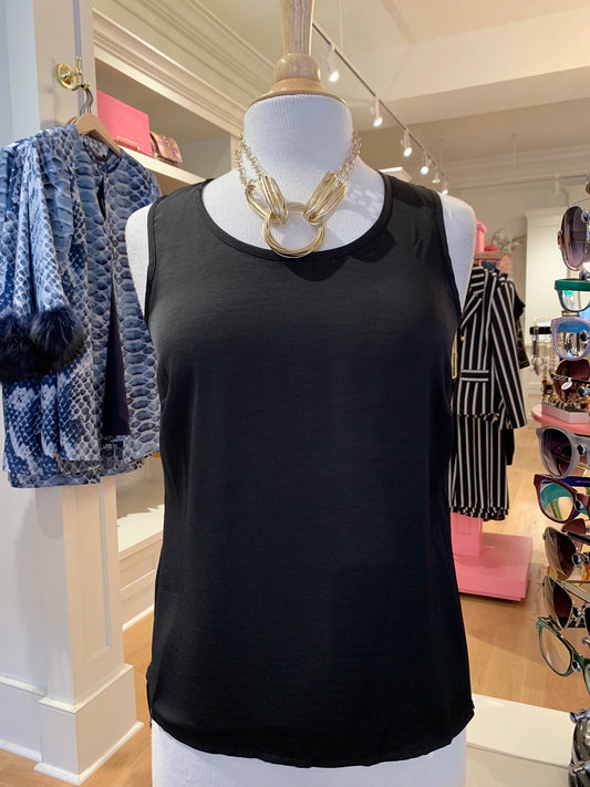Black Sleeveless AirFlow Blouse