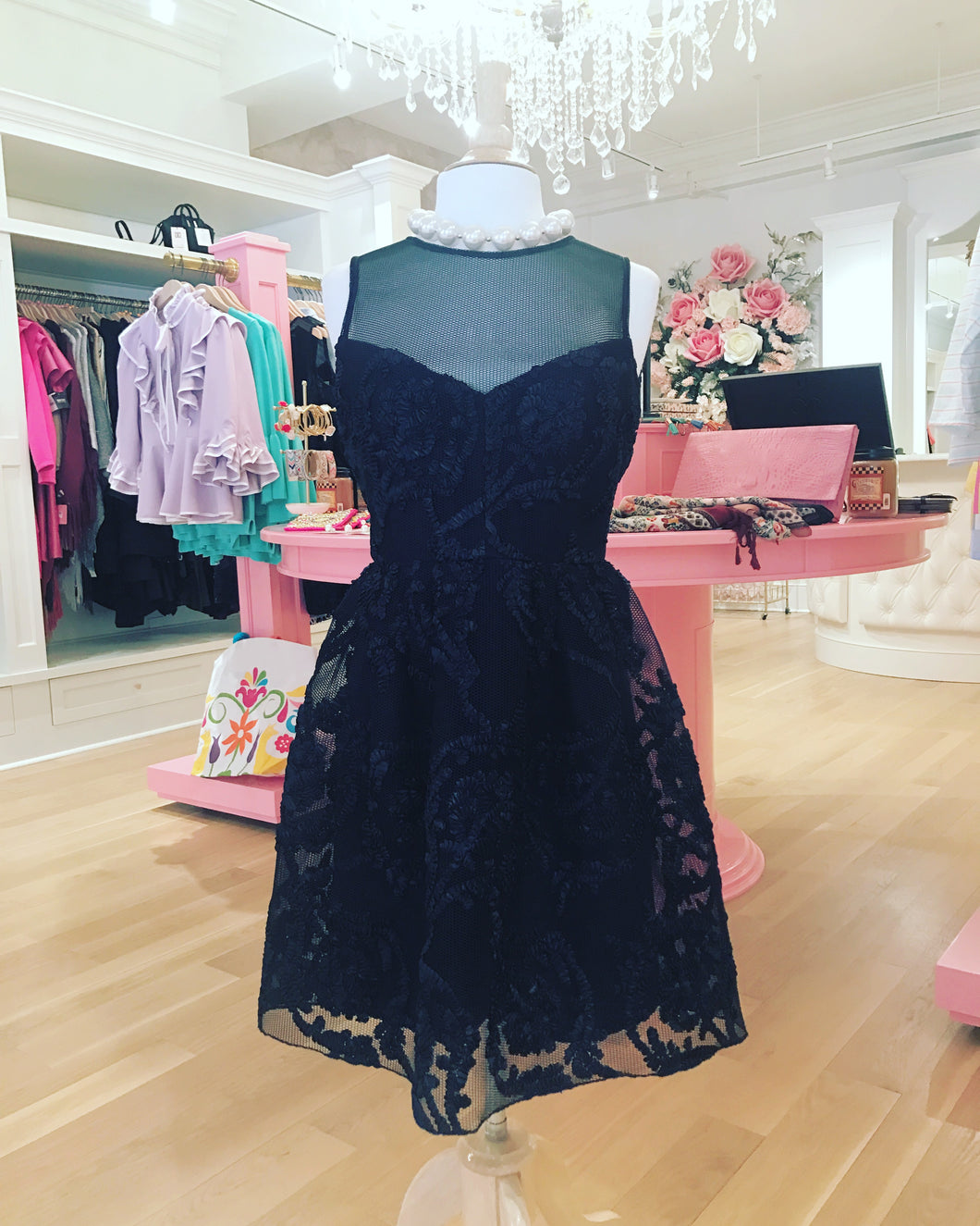 Navy Sleeveless Dress
