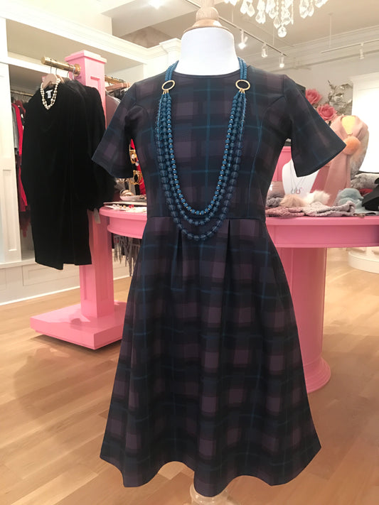 Purple & Teal Plaid