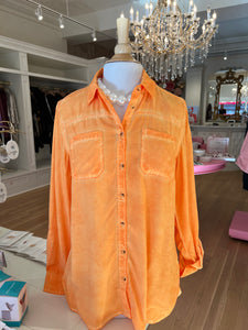 Papaya Dyed Shirt