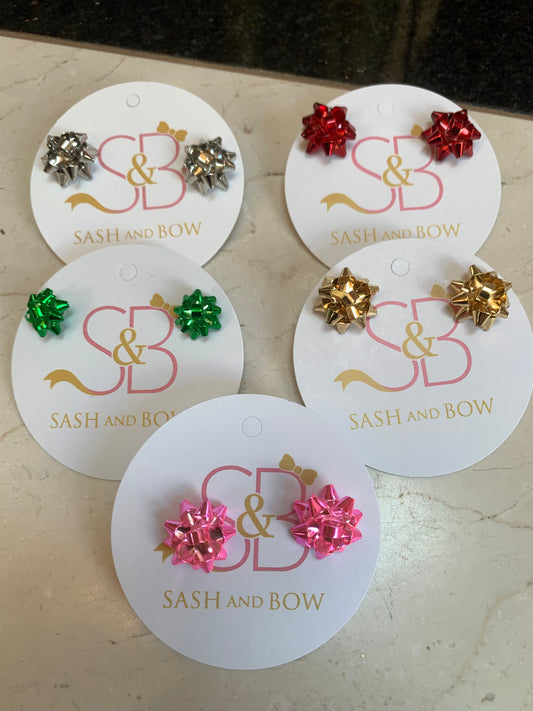 Gift Bow Earring
