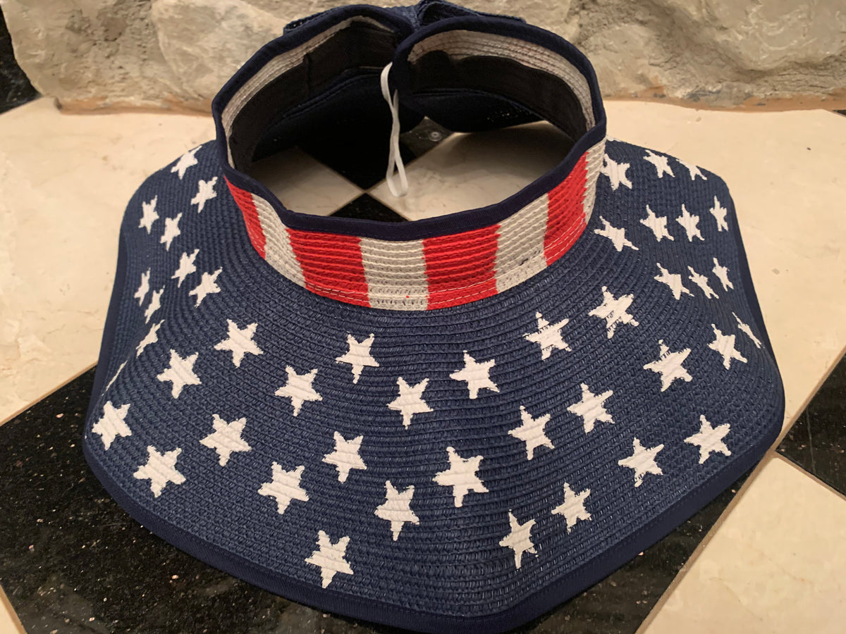 Red White & Blue Bow Hat