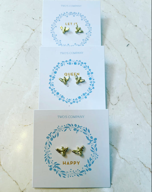 Bee Stud Earrings