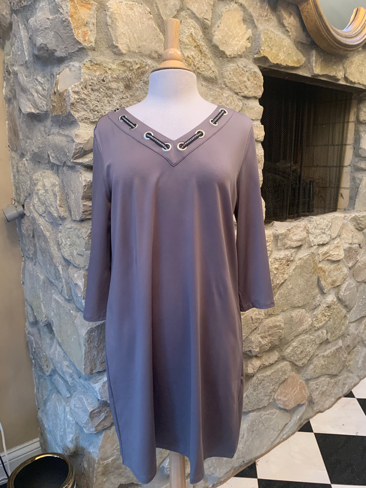 Bell Sleeve Swing Dress