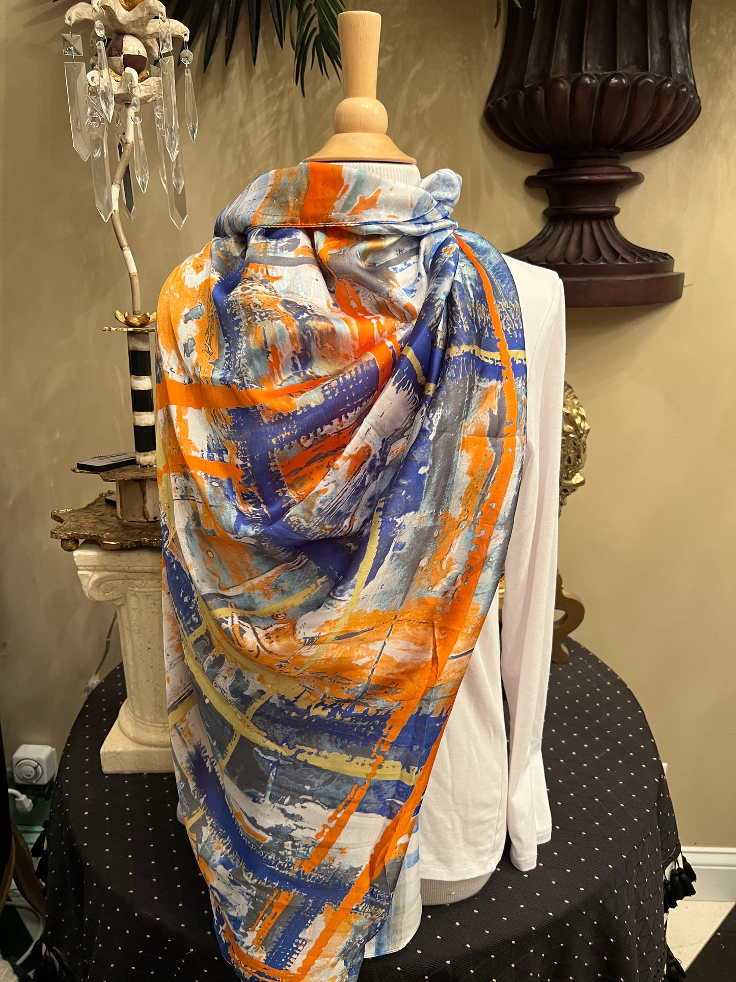 Spring Satin Scarves