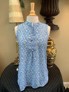 Floral Drawstring Top