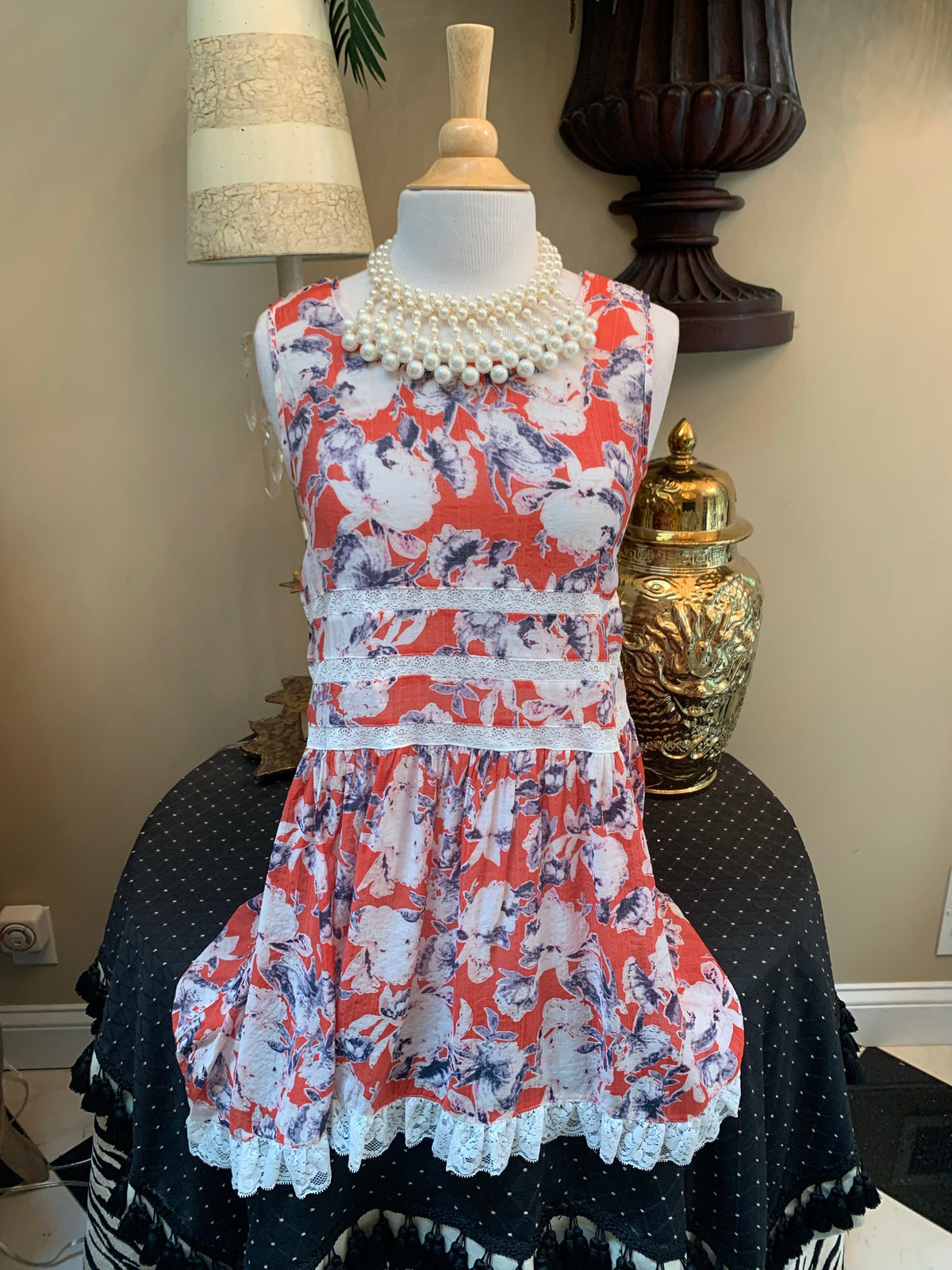 Floral & Lace Tunic