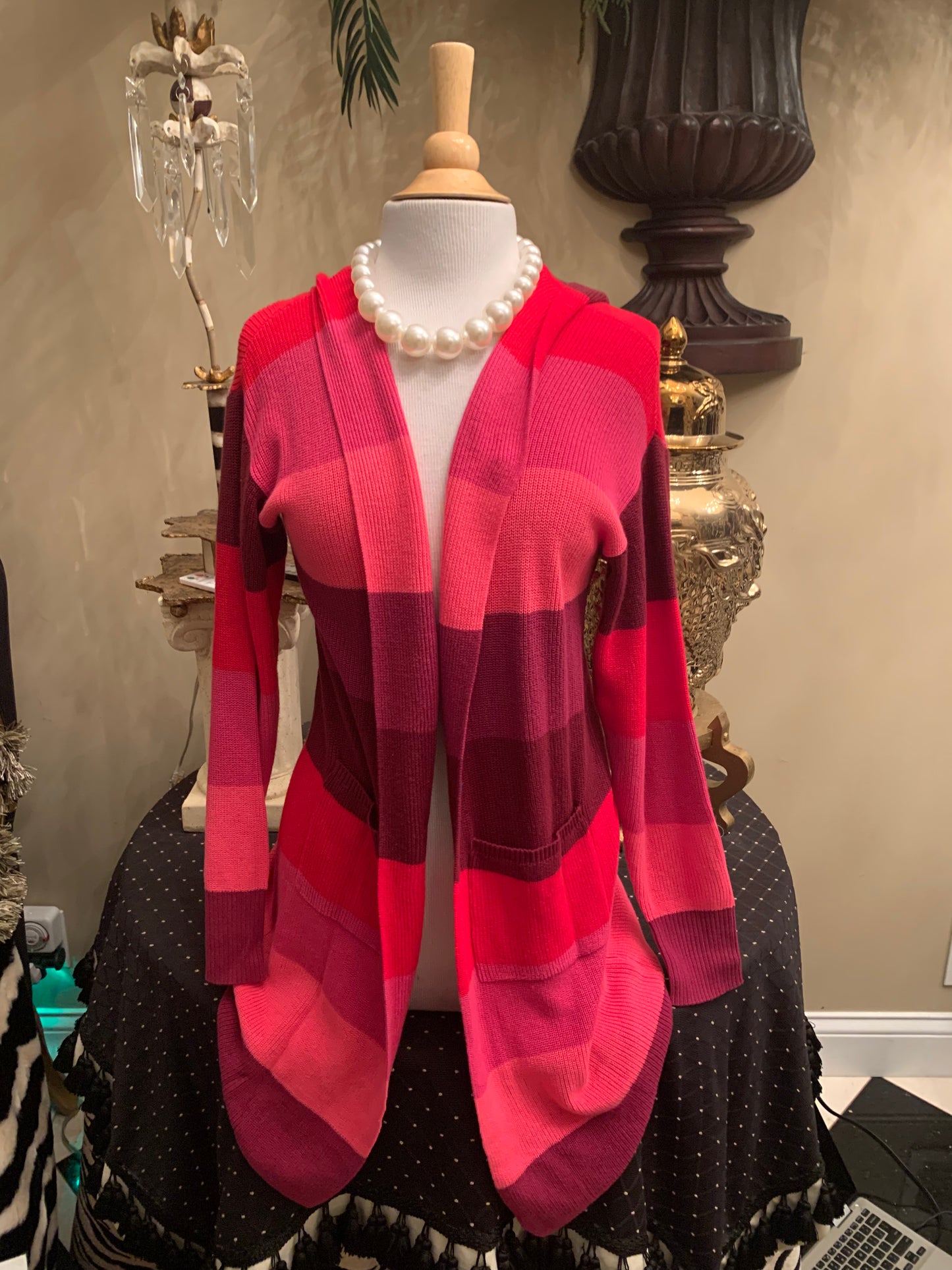 Fuchsia Stripe Sweater