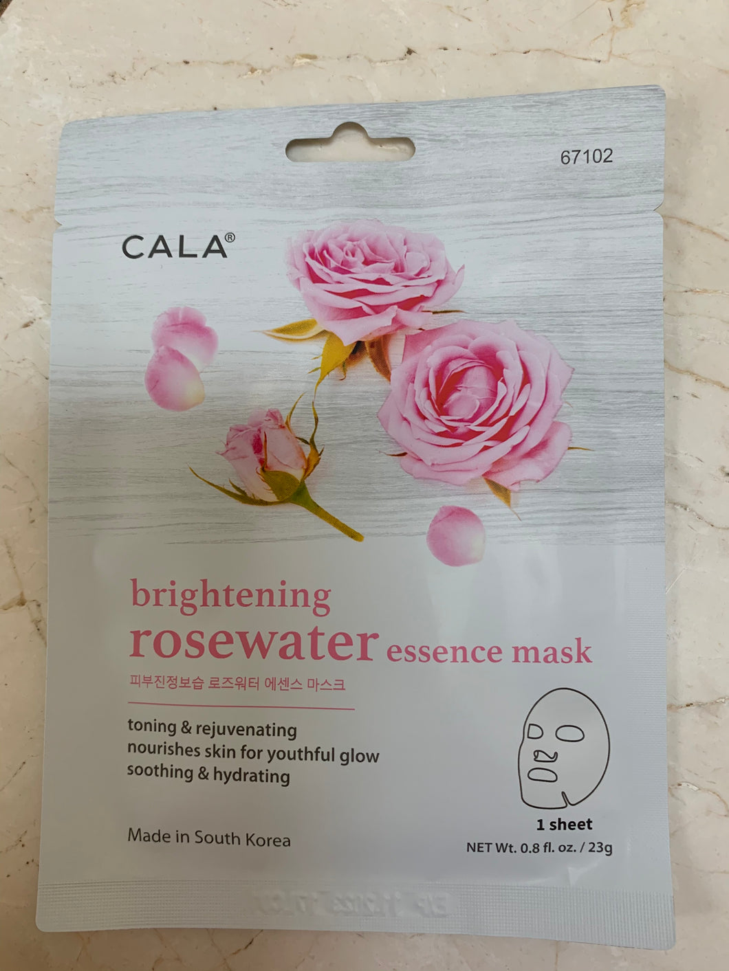 Brightening Rosewater Mask