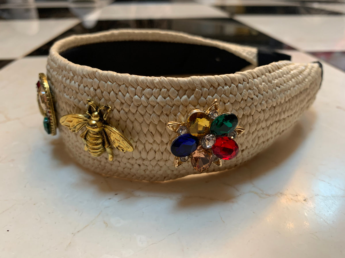 Woven Bee Head Band
