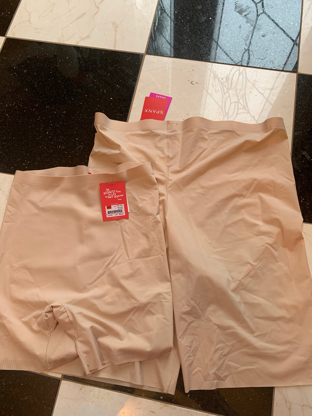 Mid Thigh Short -Nude