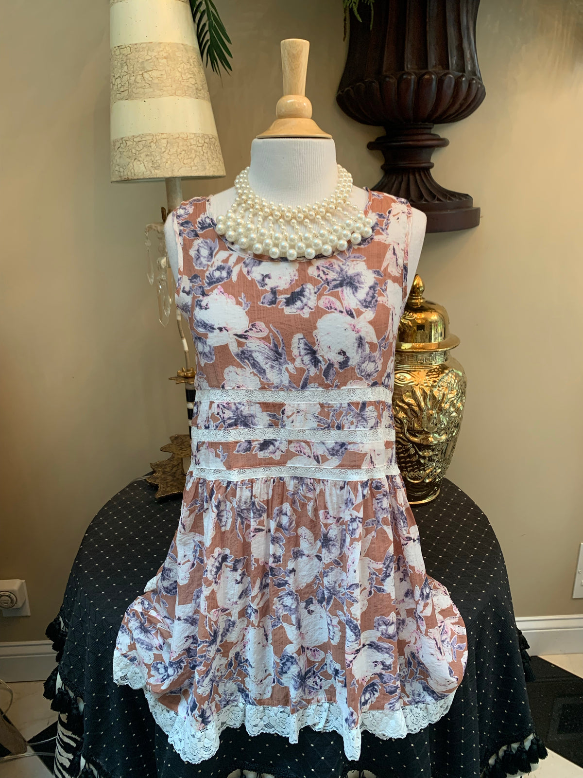 Floral & Lace Tunic